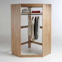 Модуль Для одежды угловой Build единый размер бежевый LA REDOUTE INTERIEURS  фото, kupilegko.ru